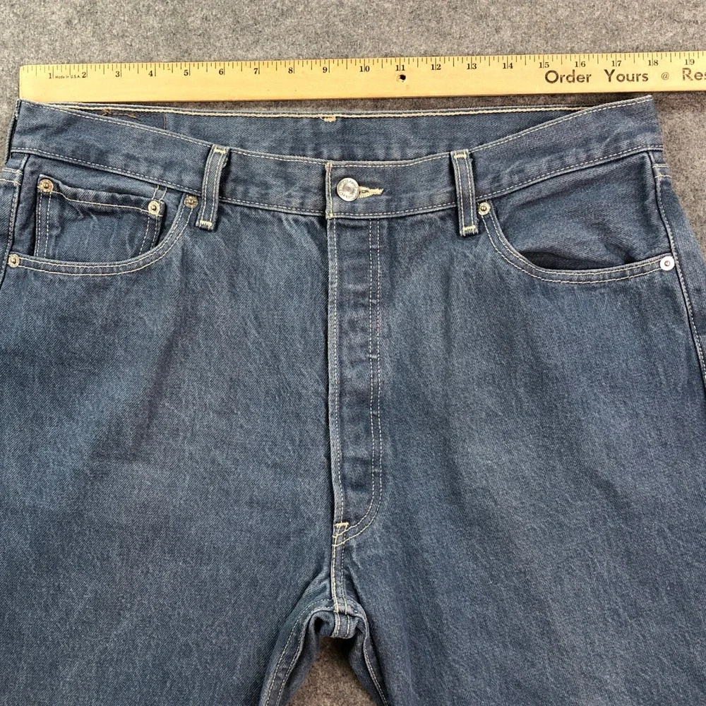 Levis Vintage 501XX Mens Jeans 38x30 (fits 36x28) Blue Medium Wash Straight Fit